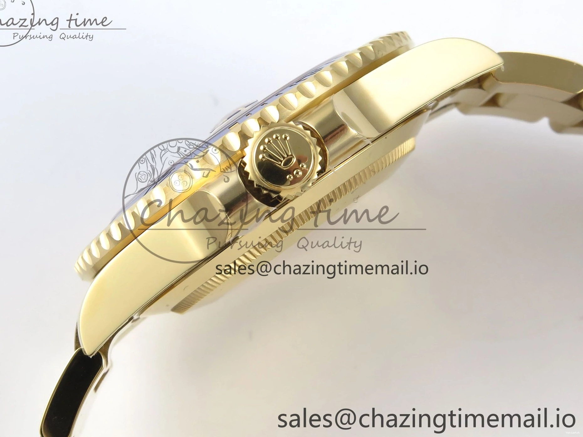 Black Bracelet 904L 126618 Best LN 1:1 Ceramic YG Submariner THBF Edition SH3235 41mm on 0102